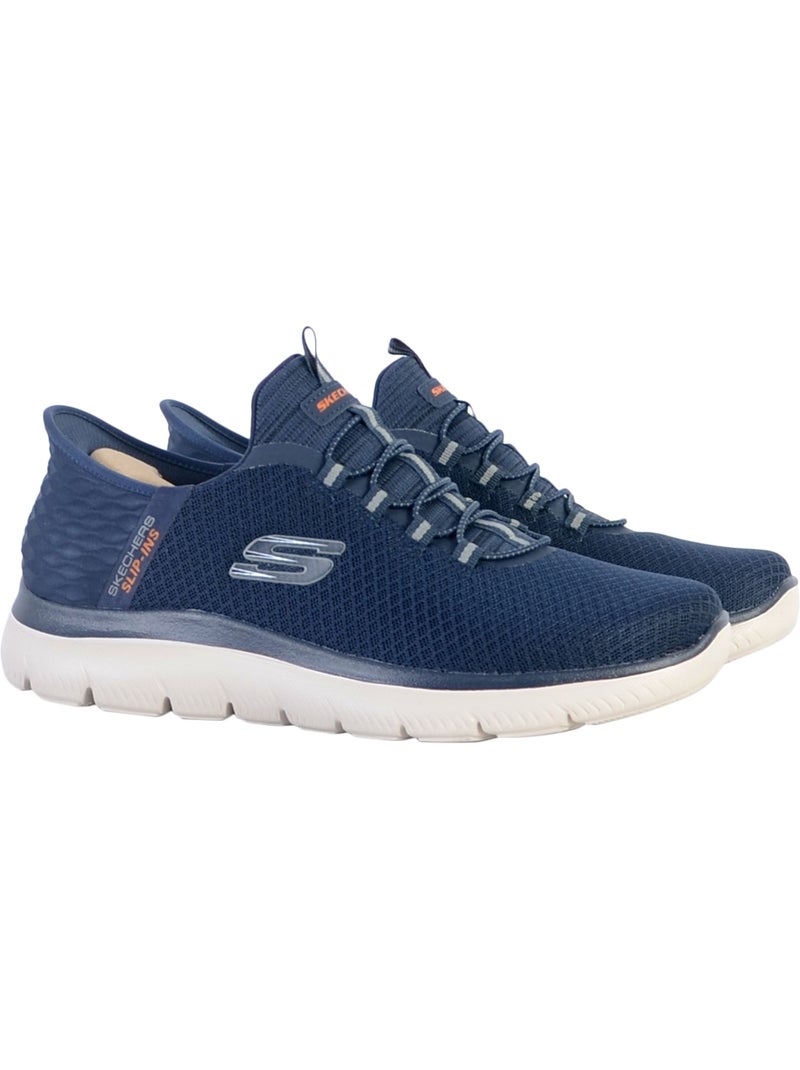 Basket à Lacets Skechers Summits High Range Bleu - Kiabi