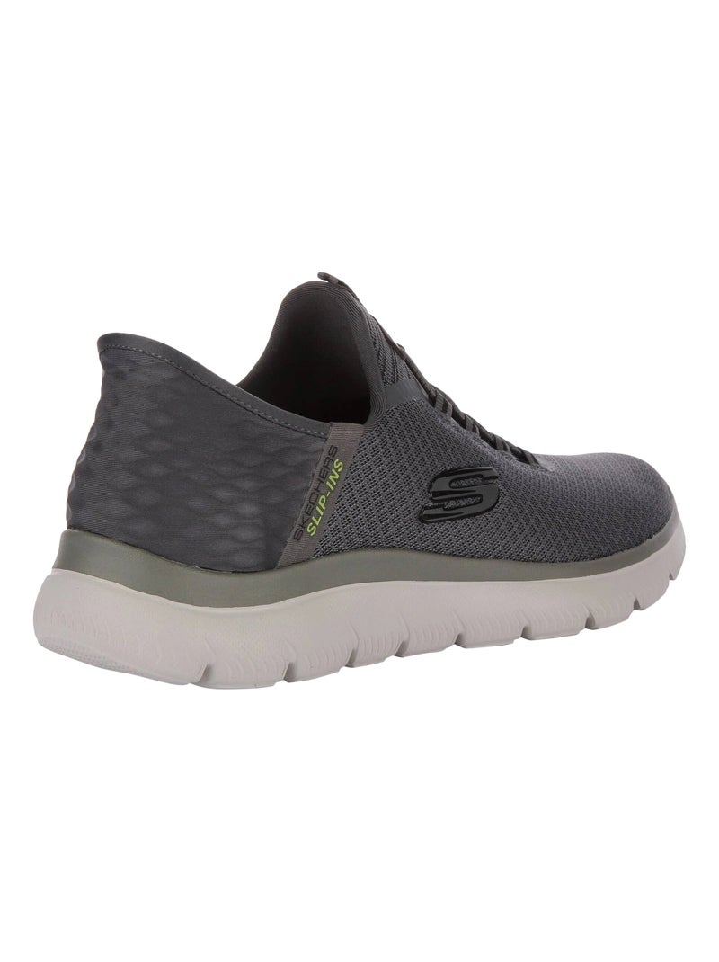 Basket à Lacets Skechers Summits High Range Gris - Kiabi