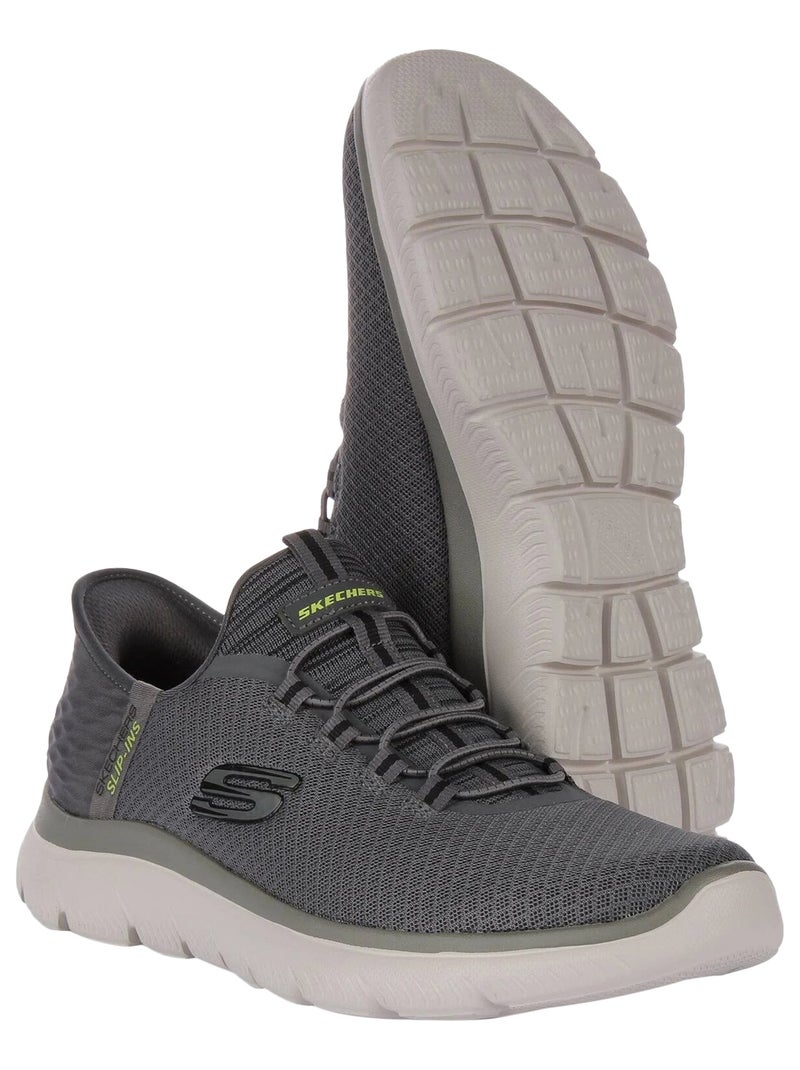 Basket à Lacets Skechers Summits High Range Gris - Kiabi