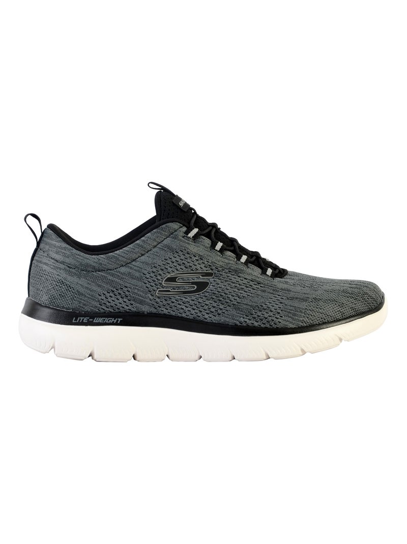 Basket à Lacets Skechers Summits Noir Blanc - Kiabi