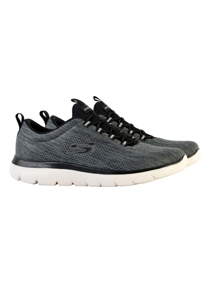 Basket à Lacets Skechers Summits Noir Blanc - Kiabi