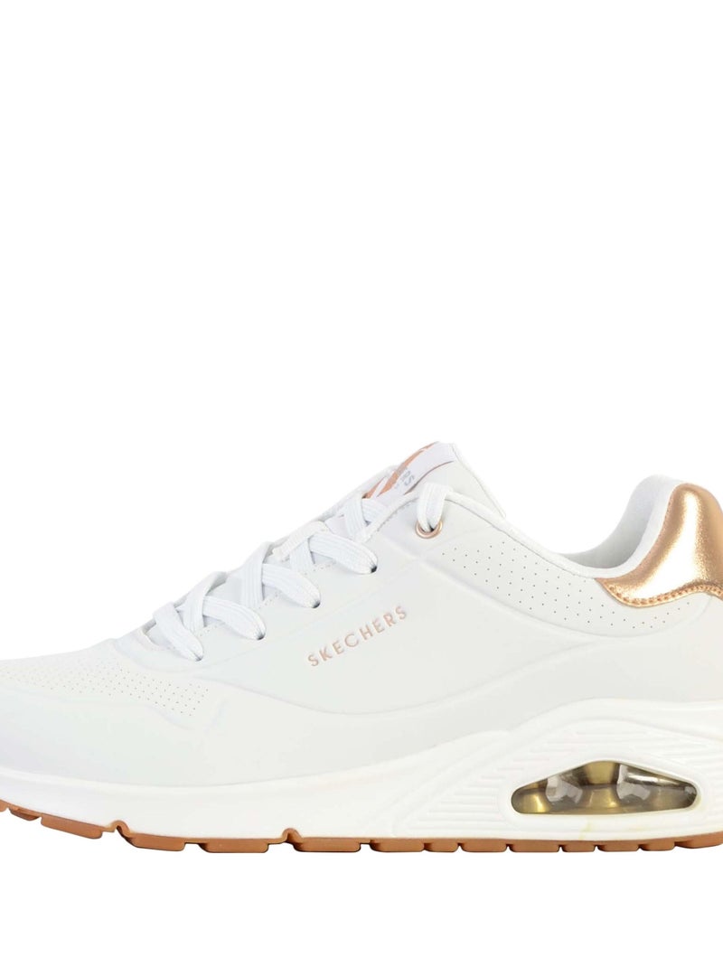 Basket à Lacets Skechers Uno-Golden Air Blanc - Kiabi