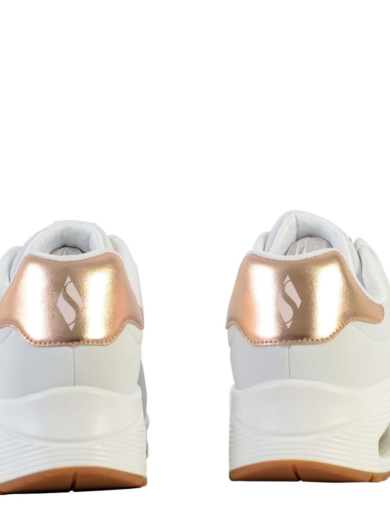 Basket à Lacets Skechers Uno-Golden Air Blanc - Kiabi