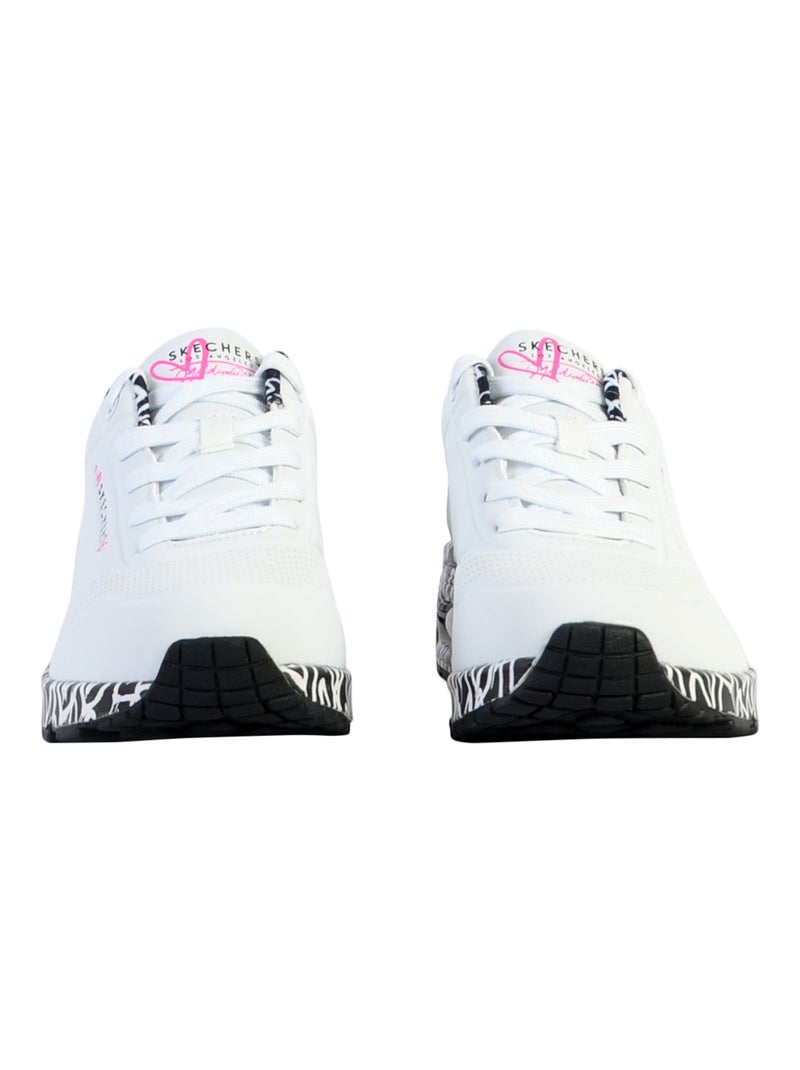 Basket à Lacets Skechers Uno-Loving Love Blanc - Kiabi