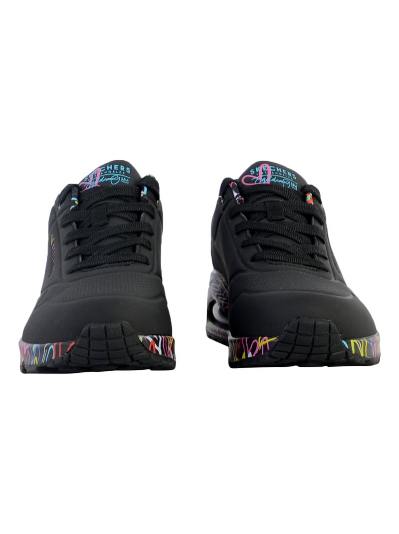 Basket à Lacets Skechers Uno-Loving Love Noir - Kiabi