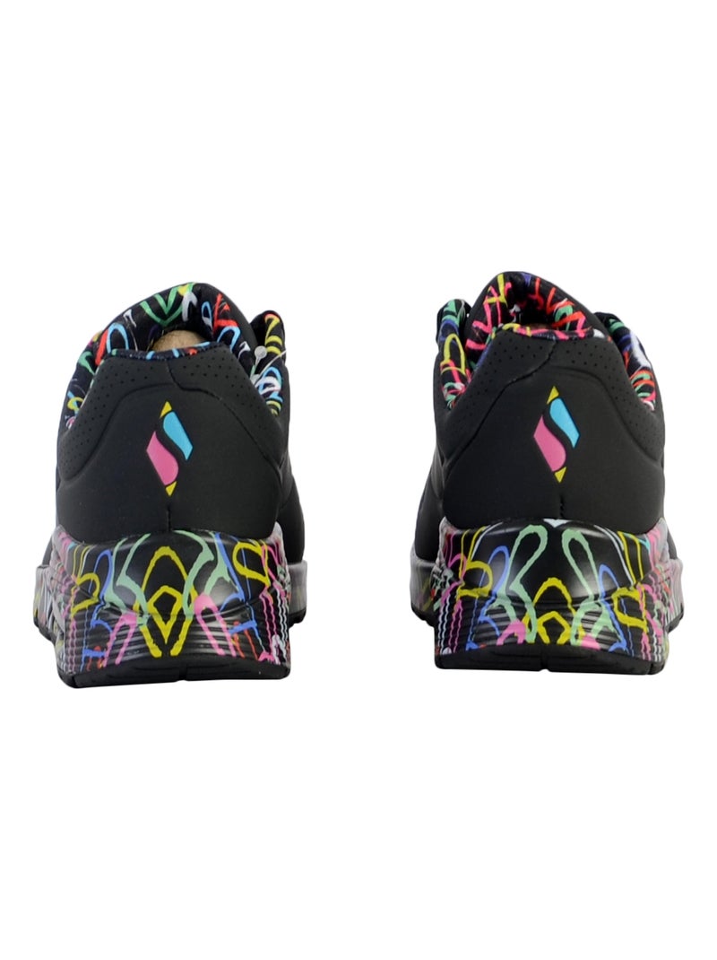 Basket à Lacets Skechers Uno-Loving Love Noir - Kiabi