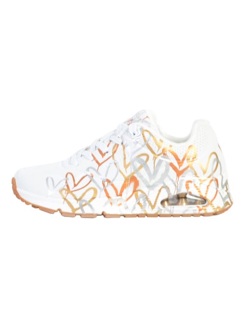 Basket à Lacets Skechers Uno-Metallic Love - Kiabi