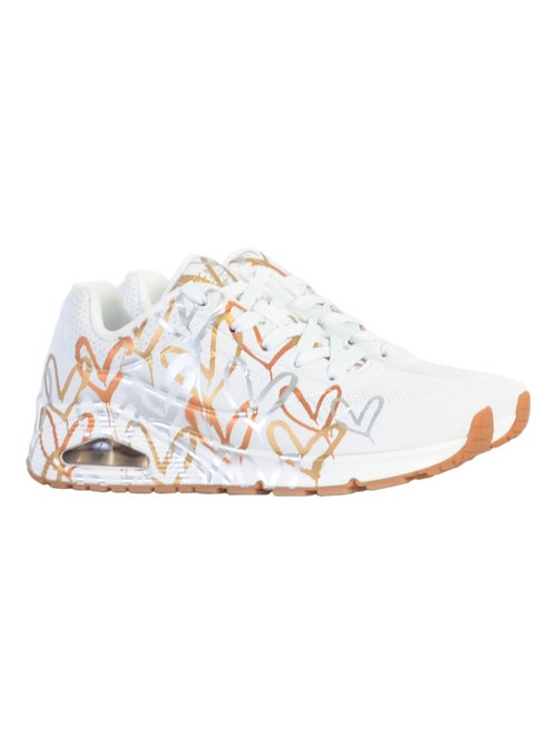 Basket à Lacets Skechers Uno-Metallic Love - Kiabi