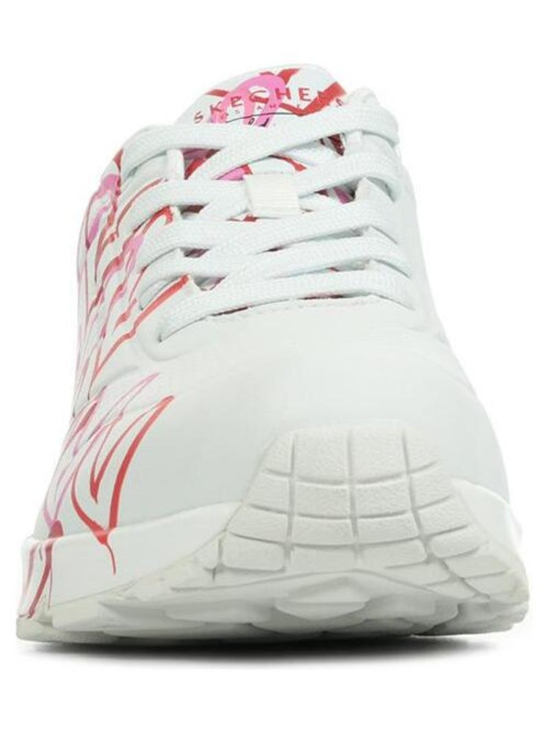 Basket à Lacets Skechers Uno-Spread The Love Blanc - Kiabi