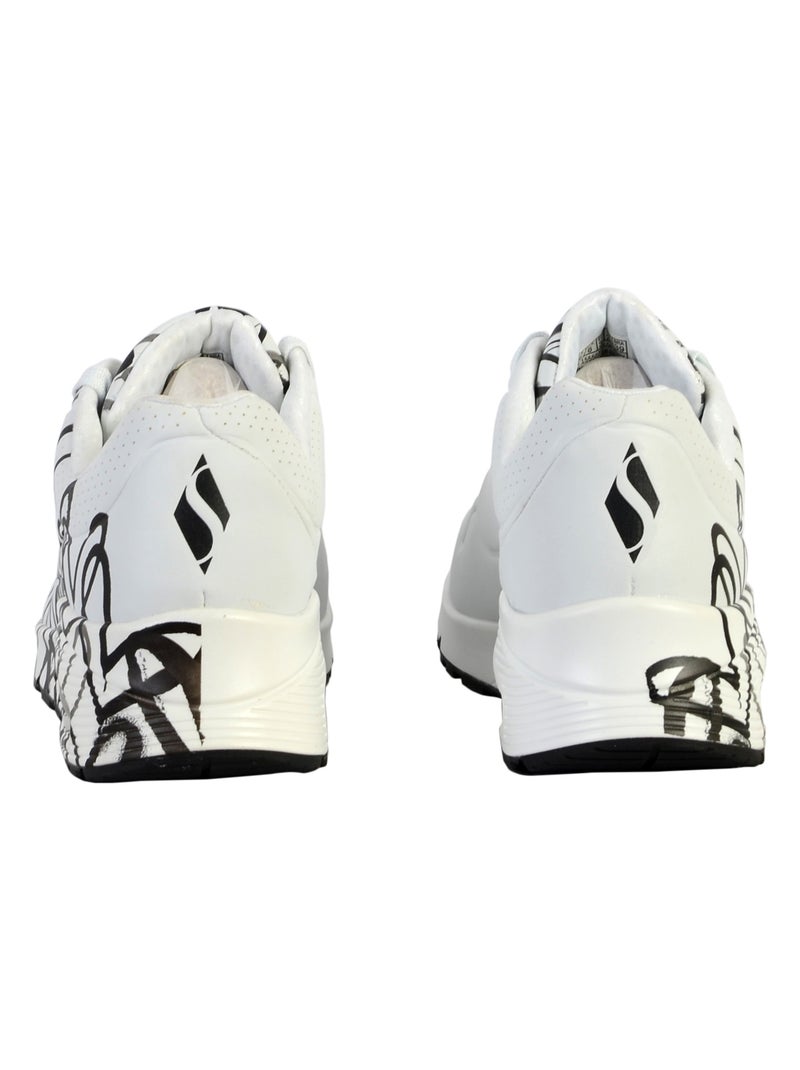 Basket à Lacets Skechers Uno-Spread The Love Blanc - Kiabi