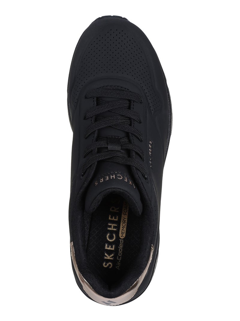 Basket à Lacets Skechers Uno Wedge Noir - Kiabi