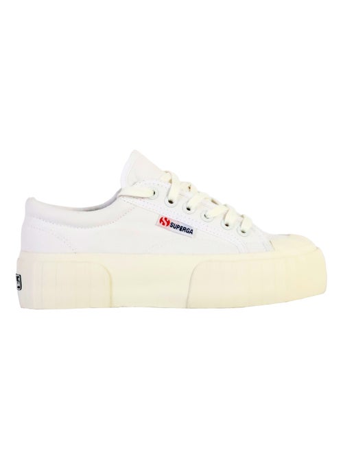 Basket à Lacets Superga 2631 Stripe Platform - Kiabi