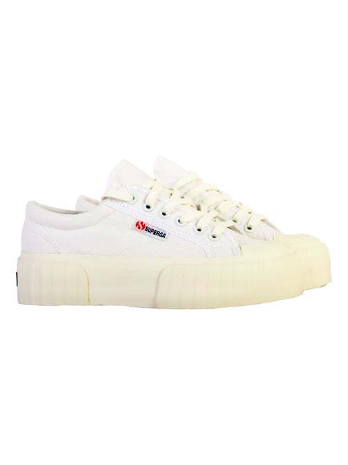 Basket à Lacets Superga 2631 Stripe Platform - Kiabi
