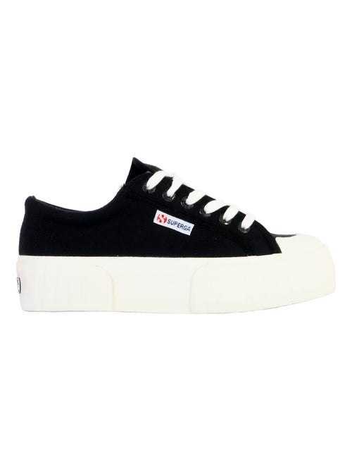 Basket à Lacets Superga 2631 Stripe Platform - Kiabi