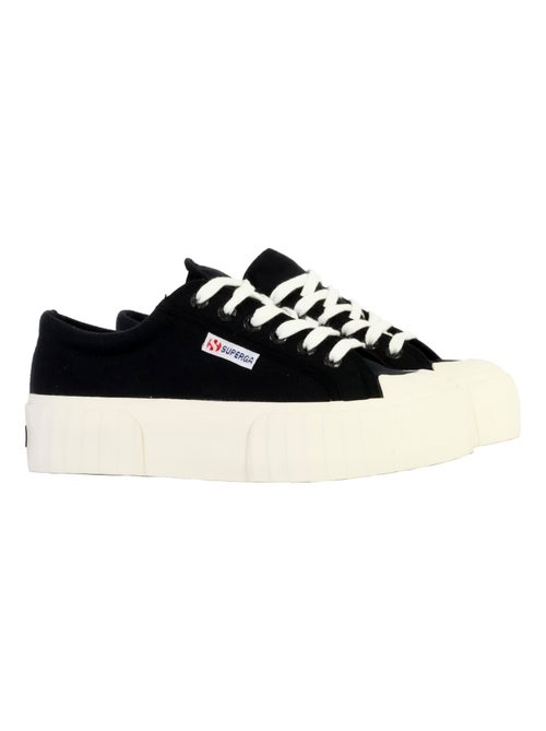 Basket à Lacets Superga 2631 Stripe Platform - Kiabi