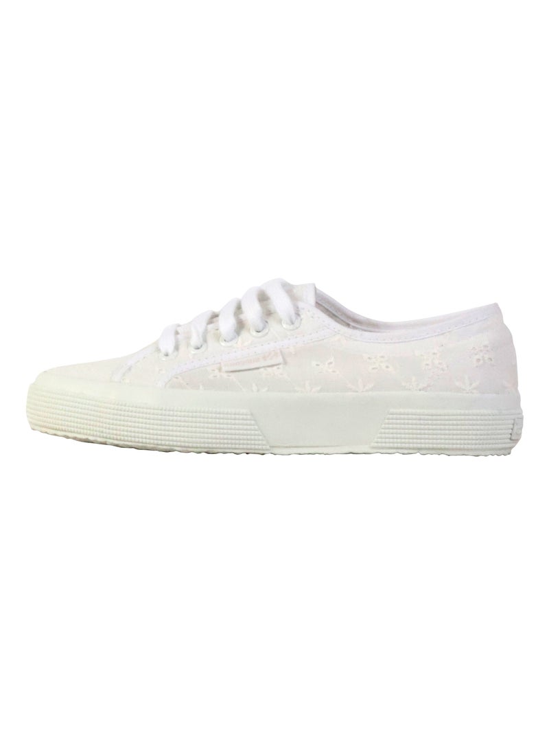 Basket à Lacets Superga Flower Sangallo Blanc - Kiabi