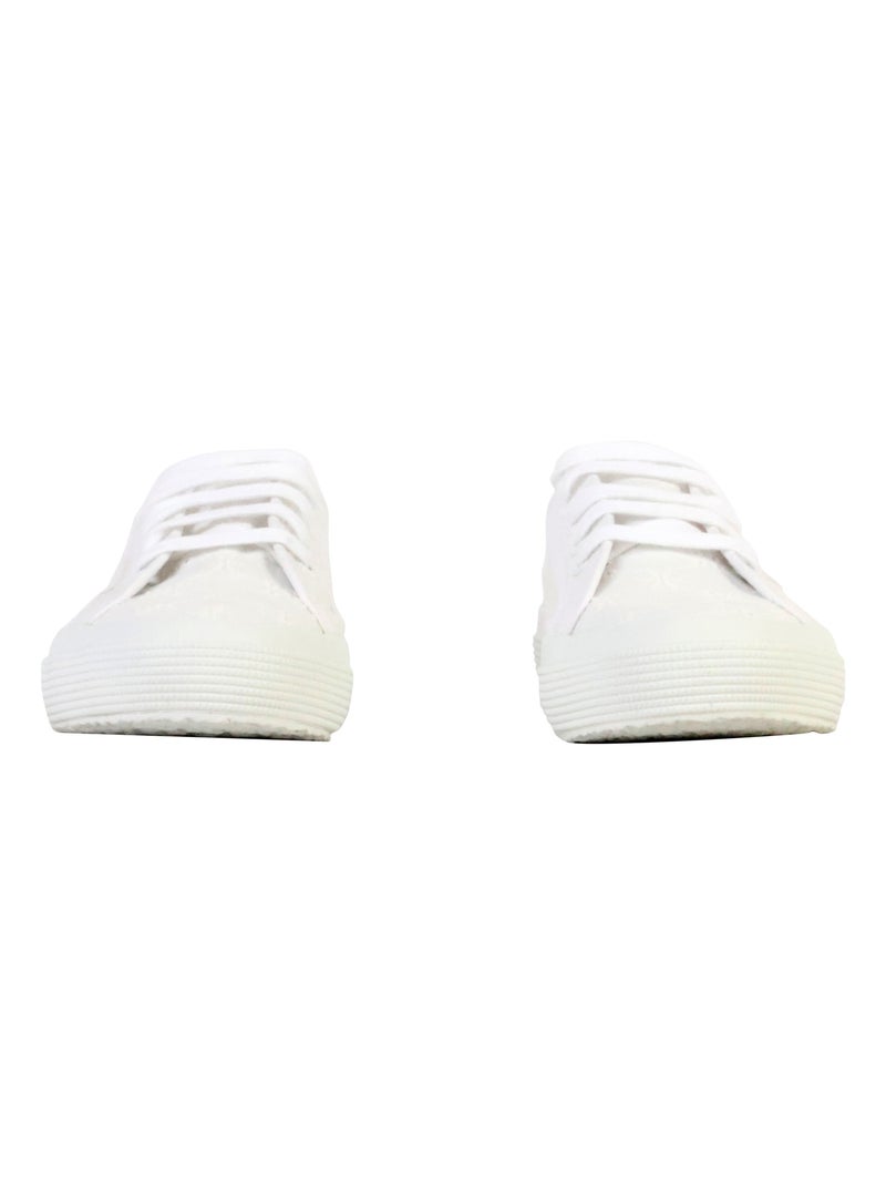 Basket à Lacets Superga Flower Sangallo Blanc - Kiabi