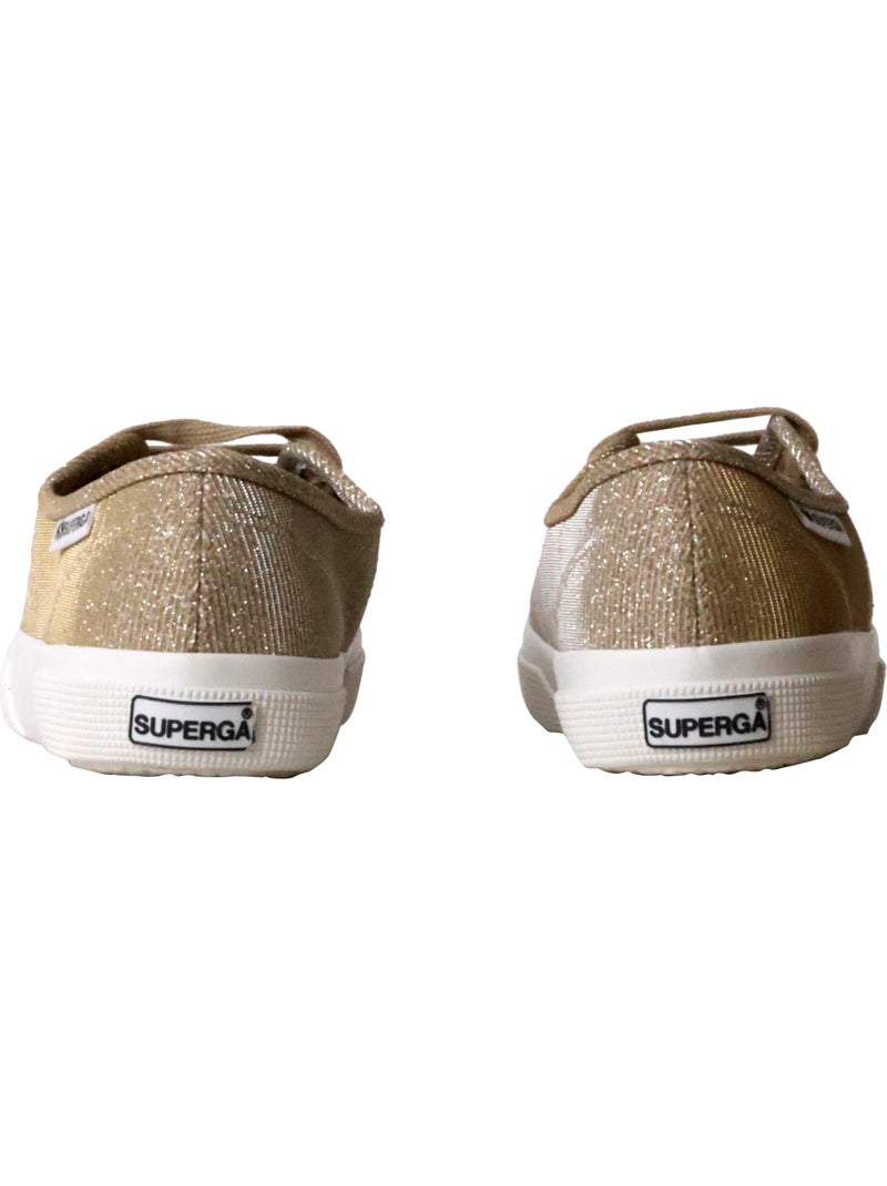 Basket à Lacets Superga Jersey Lame Leggera Gris - Kiabi