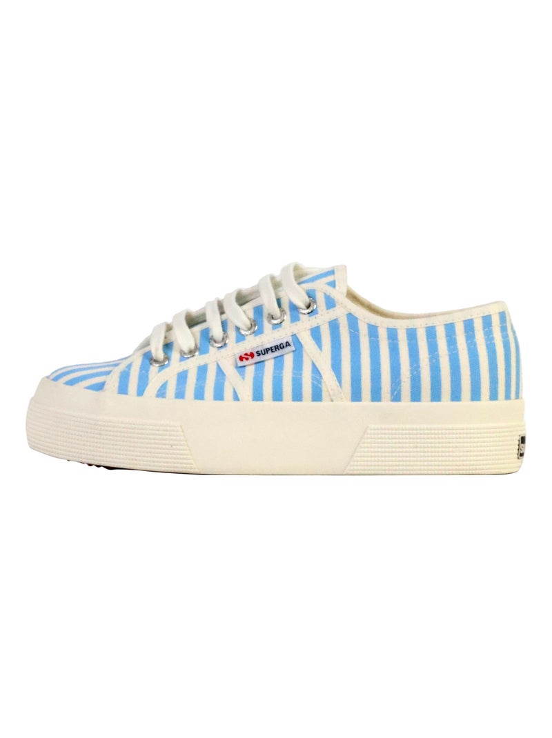 Basket à Lacets Superga Stripes Print Multicolore - Kiabi