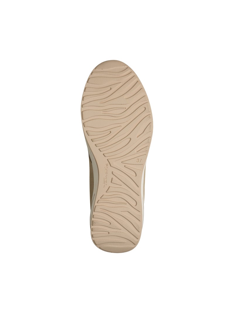 Basket à Lacets Tamaris Beige - Kiabi
