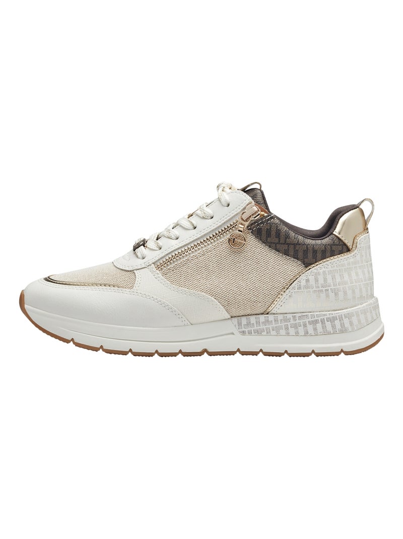Basket à Lacets Tamaris Blanc cassé - Kiabi