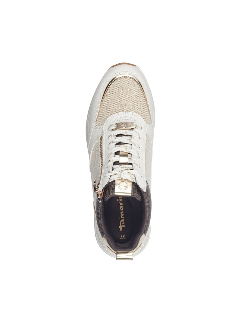 Basket à Lacets Tamaris Blanc cassé - Kiabi