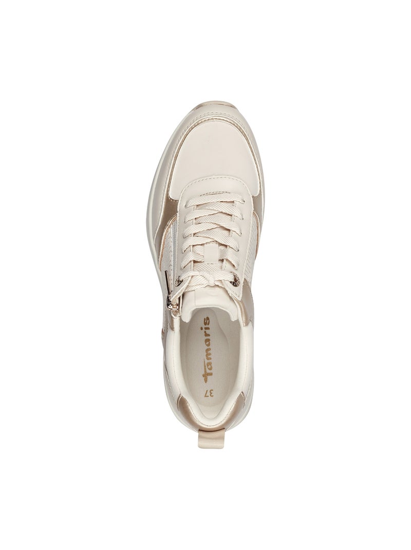 Basket à Lacets Tamaris Blanc cassé - Kiabi