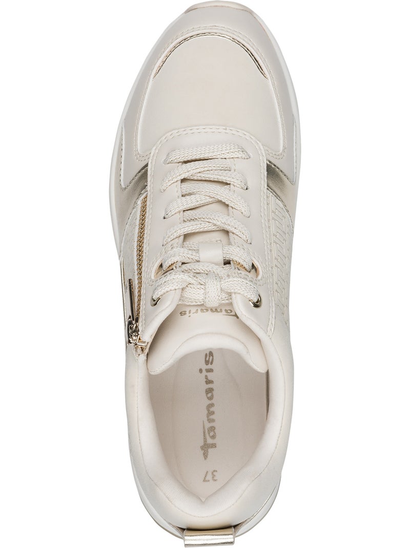 Basket à Lacets Tamaris Blanc - Kiabi