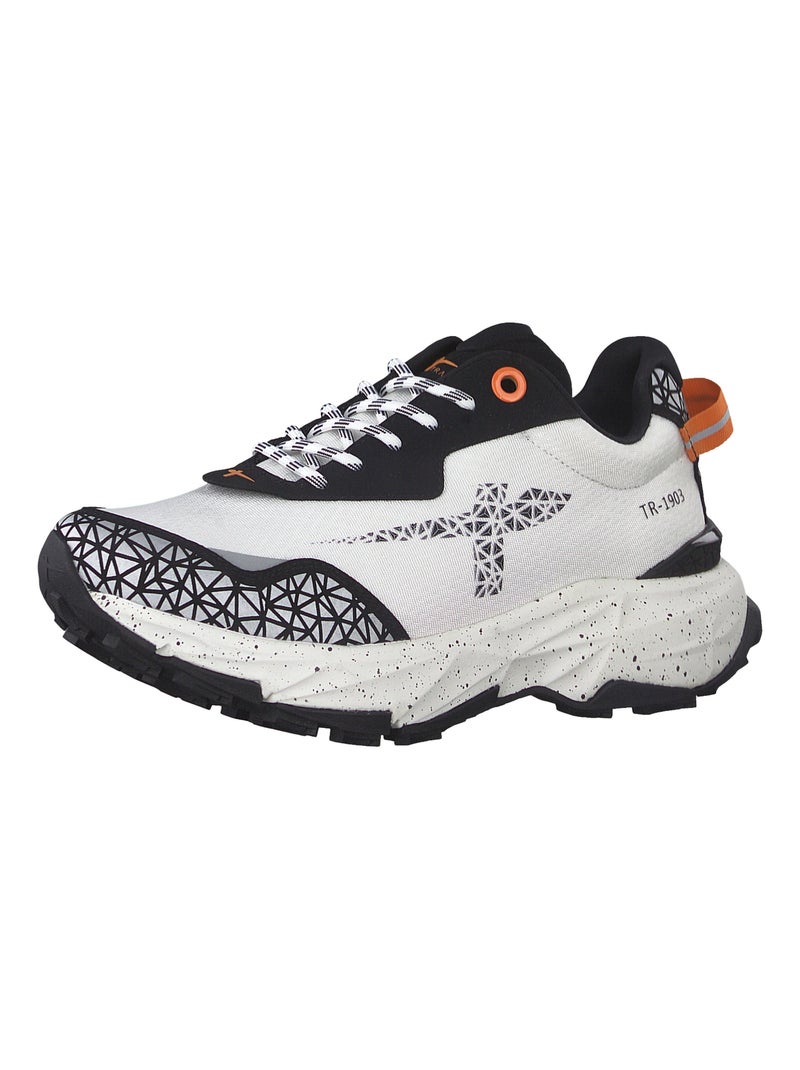 Basket à Lacets Tamaris Blanc Noir - Kiabi