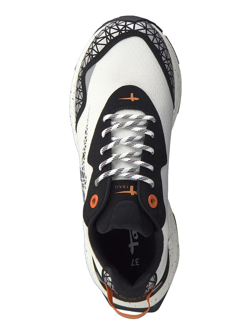 Basket à Lacets Tamaris Blanc Noir - Kiabi