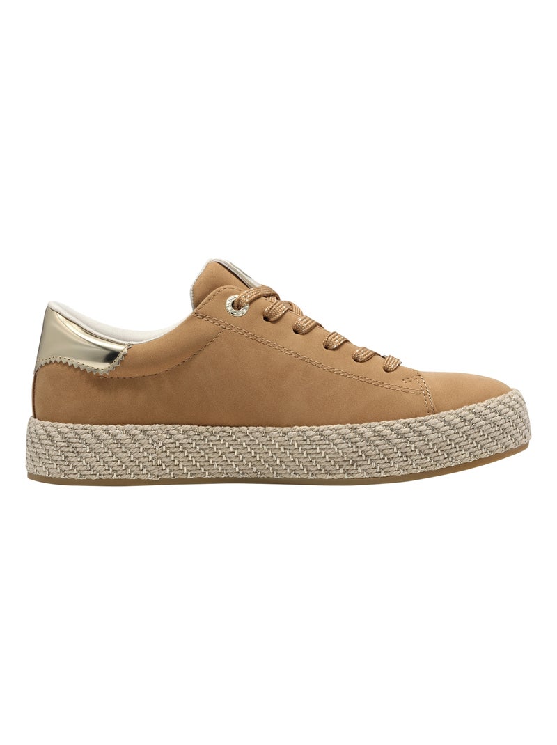 Basket à Lacets Tamaris Camel - Kiabi