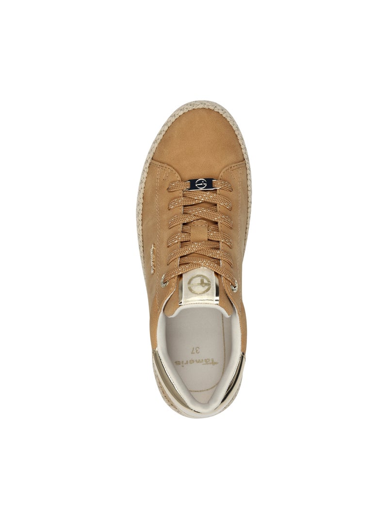 Basket à Lacets Tamaris Camel - Kiabi