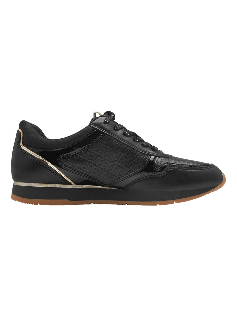Basket à Lacets Tamaris Noir - Kiabi