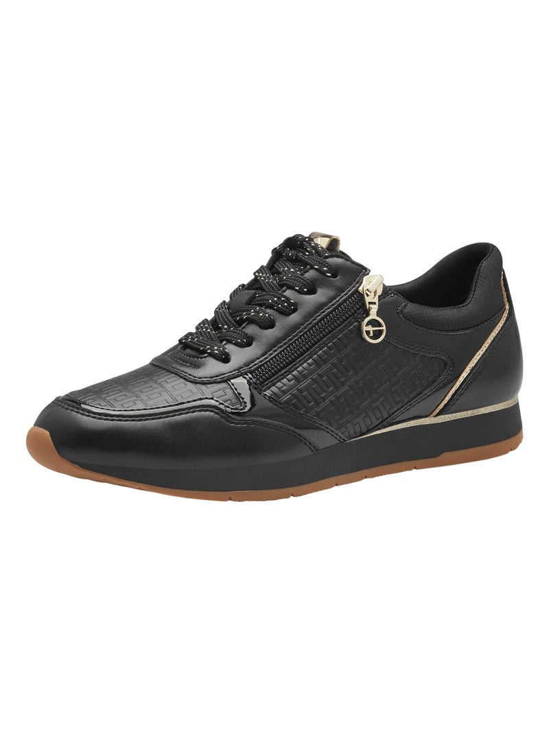 Basket à Lacets Tamaris Noir - Kiabi