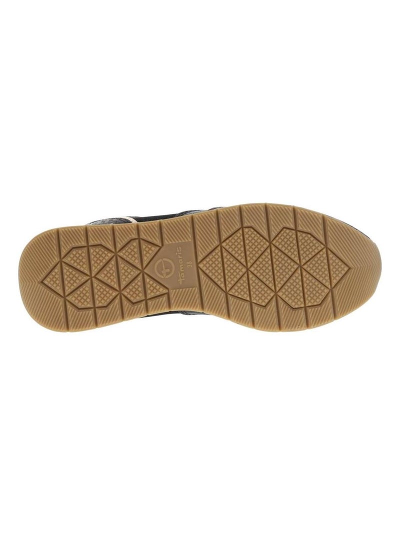 Basket à Lacets Tamaris Noir - Kiabi