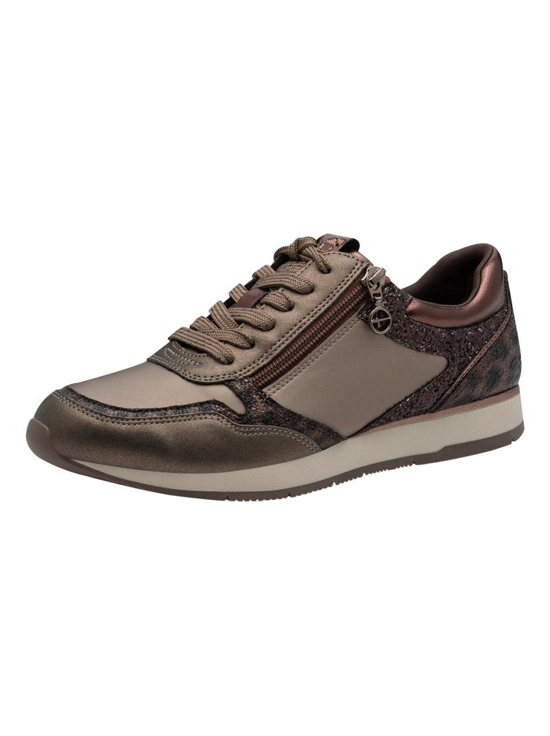 Basket à Lacets Tamaris Taupe - Kiabi