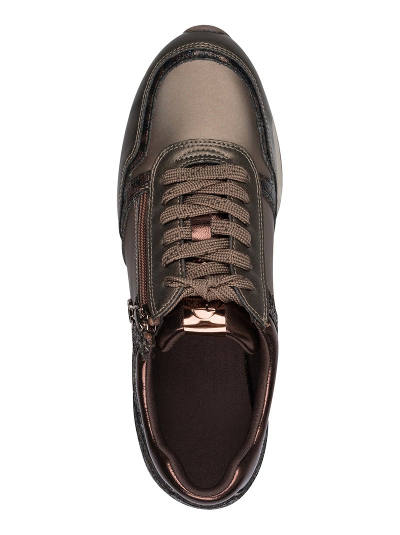 Basket à Lacets Tamaris Taupe - Kiabi
