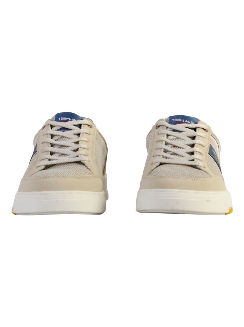 Basket à Lacets Teddy Smith Beige - Kiabi