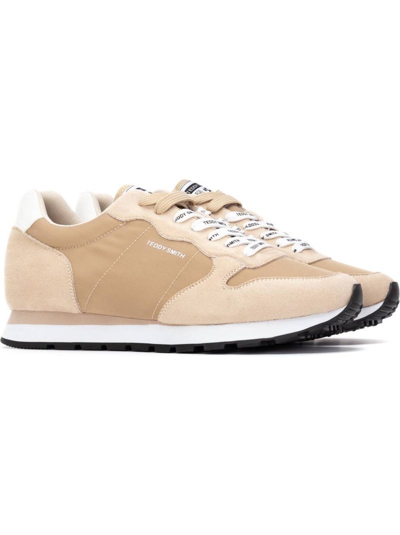 Basket  à Lacets Teddy Smith Beige - Kiabi