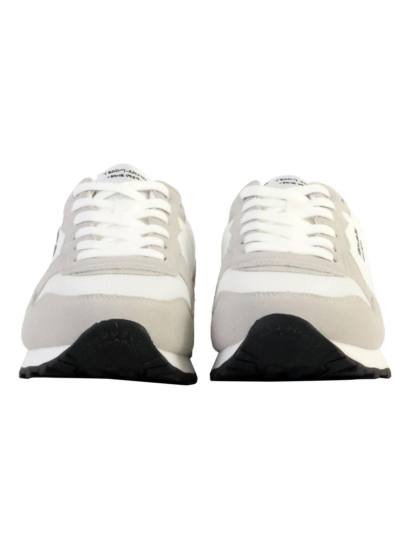 Basket à Lacets Teddy Smith Blanc - Kiabi