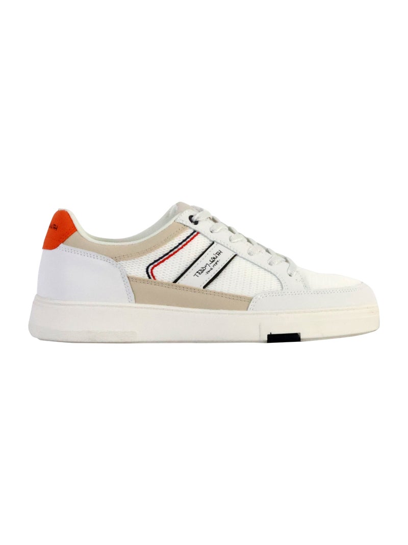 Basket à Lacets Teddy Smith Blanc - Kiabi