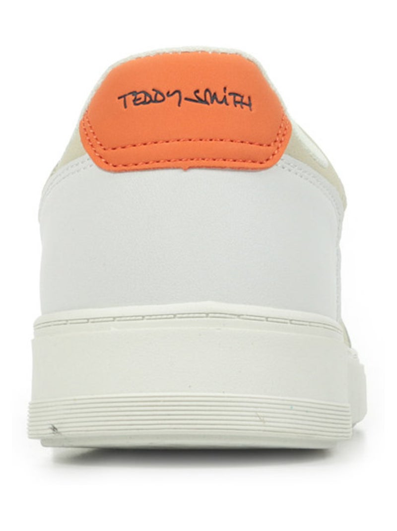 Basket à Lacets Teddy Smith Blanc - Kiabi