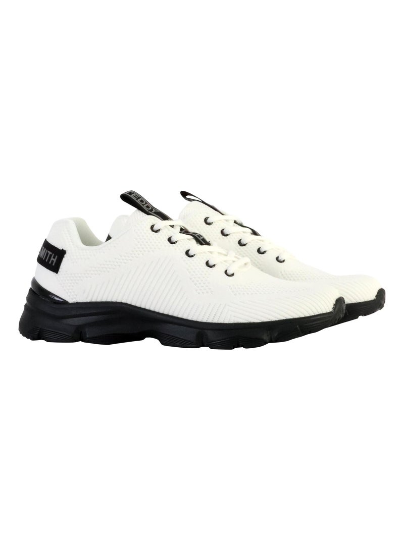 Basket à Lacets Teddy Smith Blanc - Kiabi