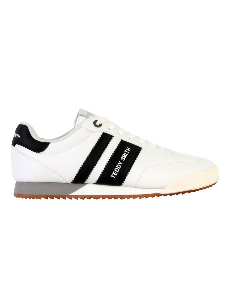 Basket à Lacets Teddy Smith Blanc - Kiabi