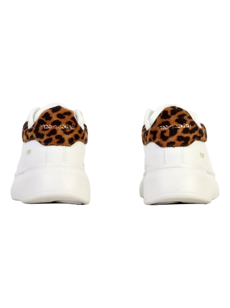 Basket à Lacets Teddy Smith Blanc - Kiabi