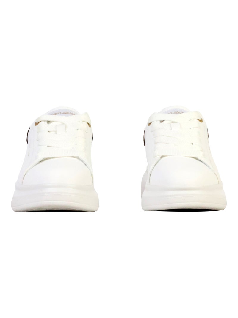 Basket à Lacets Teddy Smith Blanc - Kiabi