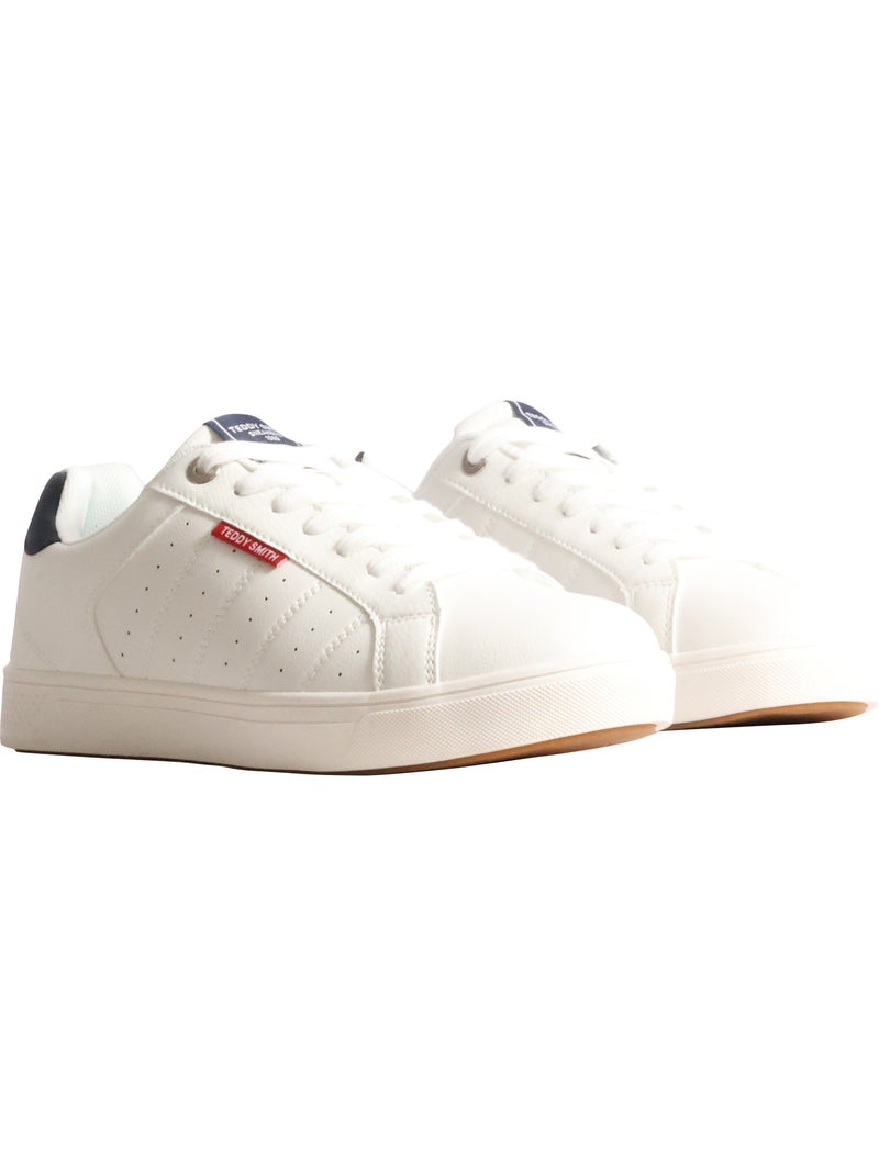 Basket à lacets teddy smith Blanc - Kiabi