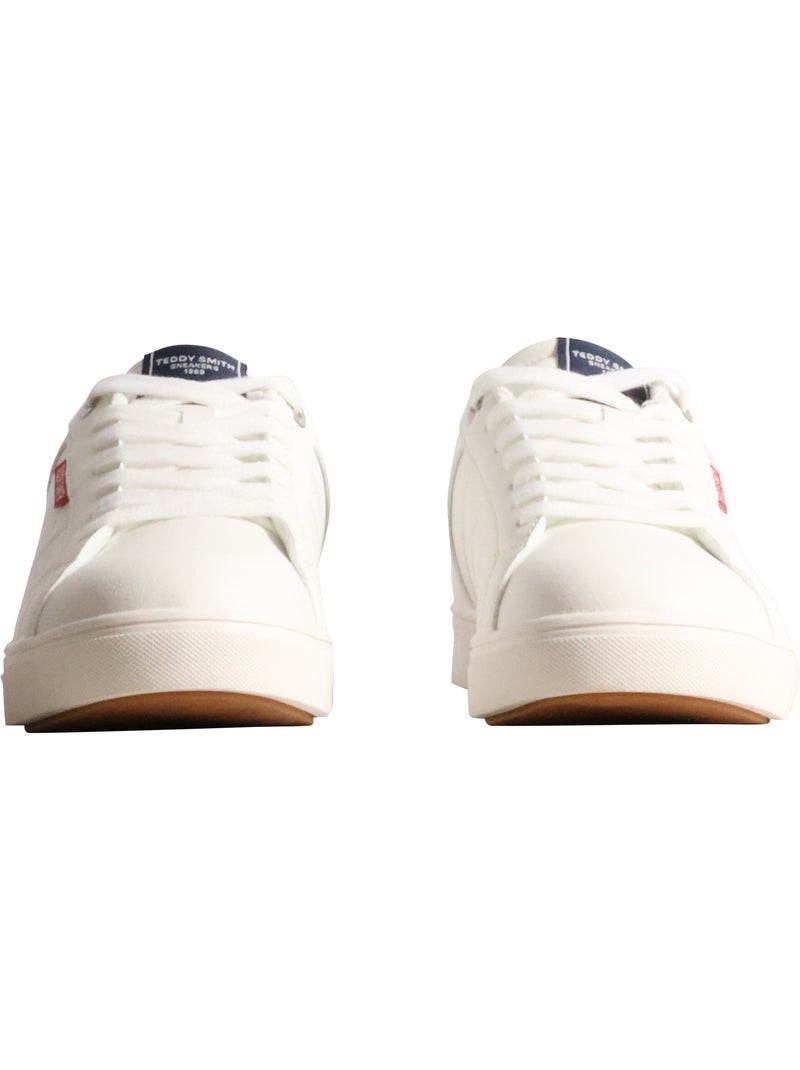 Basket à lacets teddy smith Blanc - Kiabi