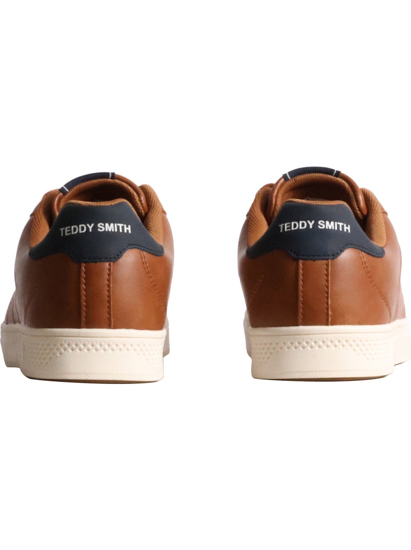 Basket à lacets teddy smith Camel - Kiabi