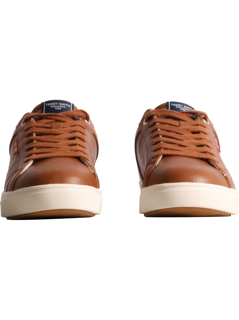 Basket à lacets teddy smith Camel - Kiabi